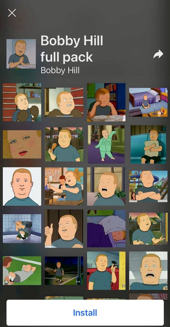 Bobby hill whatsapp deals sticker