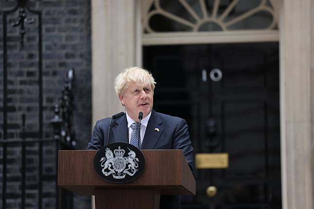 英國首相強生承諾，他將會堅定支持他的繼任者、即將接任首相的特拉斯。(圖：Boris Johnson臉書)