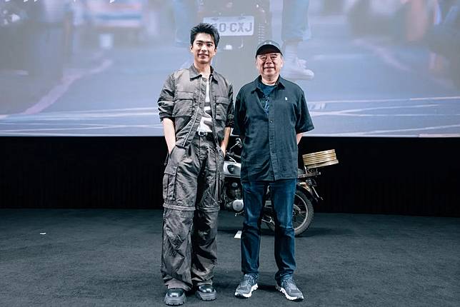 曾敬驊、陳玉勳出席《消失的跑片員》世界首映。國家影視聽中心提供