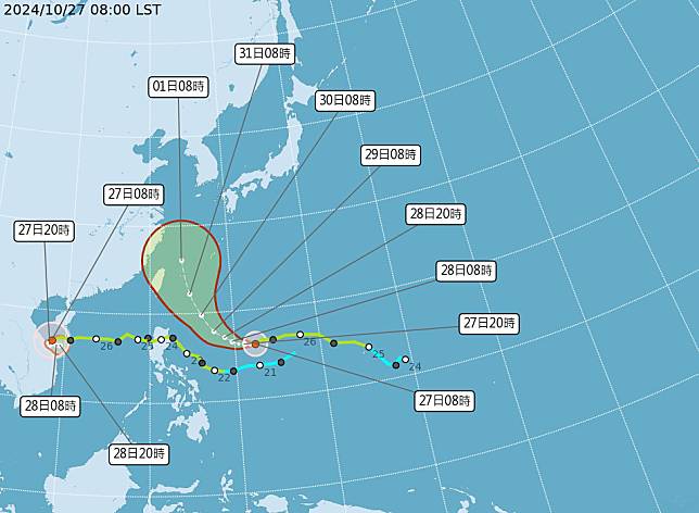 （圖／翻攝中央氣象署）