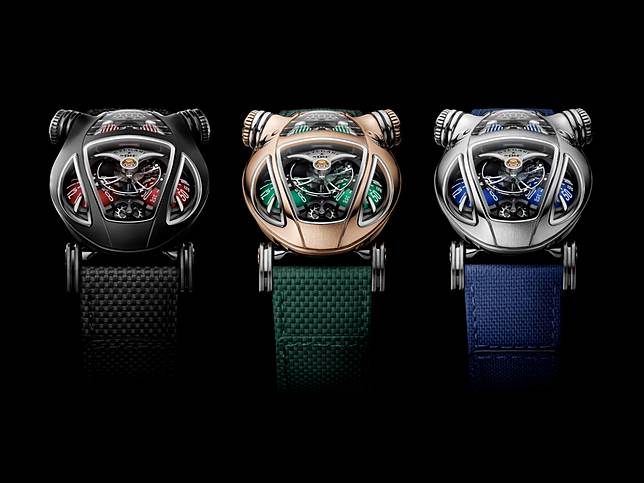 Bvlgari x MB&F Serpenti in stainless steel, rose gold, and titanium