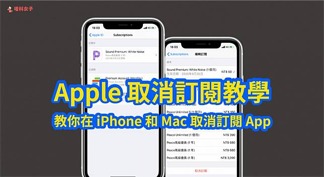 取消订阅示例