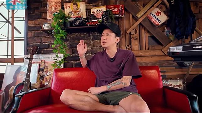 大野智露出手臂刺青。翻攝大野智IG