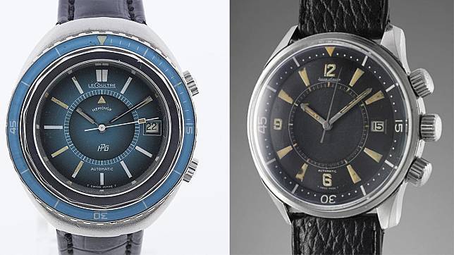 此次錶款的發想來源1970年的Polaris II（左）、以及Polaris 系列的原型，1968年的E859（右）