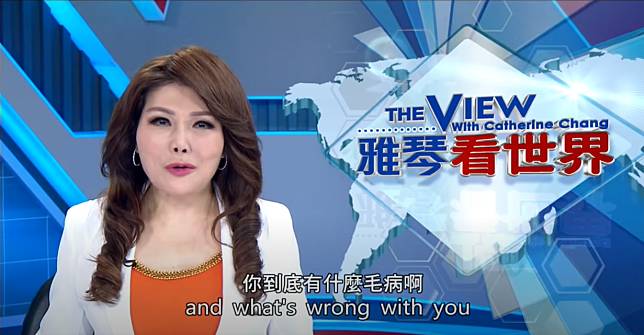張雅琴怒嗆譚德塞「你就是中國衛生組織的秘書長。」   圖：翻攝自「年代新聞CH50」YouTube