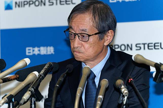 Japan's Nippon Steel CEO Eiji Hashimoto attends a press conference in Tokyo, Japan, Jan. 7, 2025. (Xinhua/Zhang Xiaoyu)