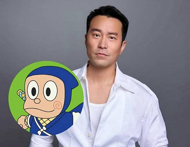 張孝全被指撞臉日本經典動漫《忍者哈特利》主角。(組合照，翻攝自臉書、Threads)