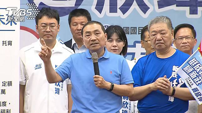 國民黨總統參選人侯友宜。（圖／TVBS）