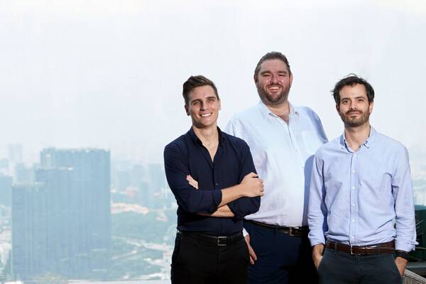 Managing Partners of NextBold Capital: Jonas Wilbert, Sjoerd Zwinkels and Pedro Baliza.