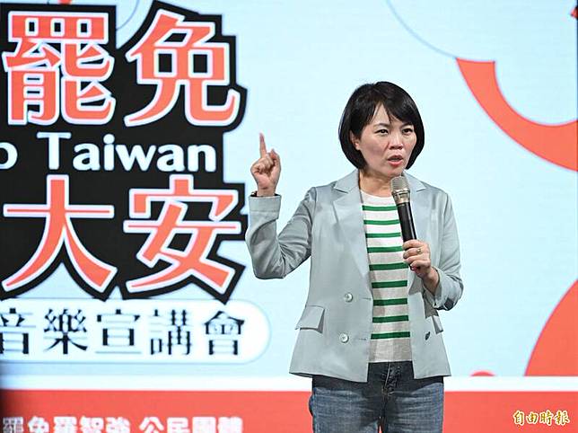簡舒培表示：「羅智強喊告簡舒培已進入第7天，期間又變成要罷免簡舒培？我只想問，羅智強到底何時要告？何時要到法院把事情講清楚？」(資料照)