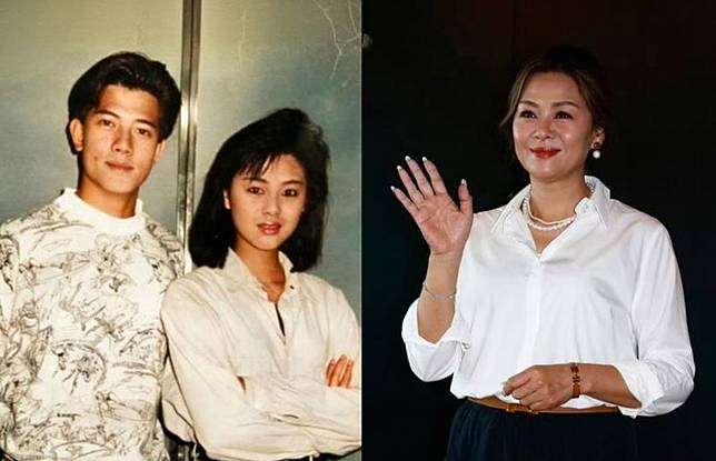 姚正菁（左圖右）40年前曾與郭富城（左圖左）發展過一段感情，她淡出演藝圈33年近日宣告回歸。翻攝楊哥看港劇微博