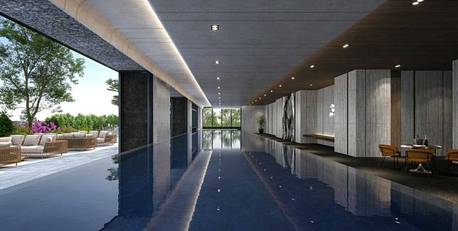 室內泳池逐漸成為高端建案標配。圖片業者提供