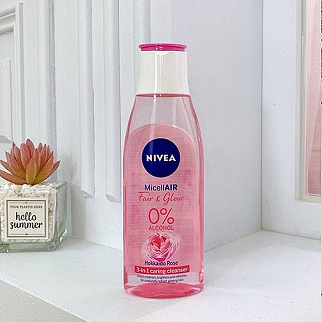 NIVEA 妮維雅 涵氧北海道玫瑰淨白透亮卸妝水