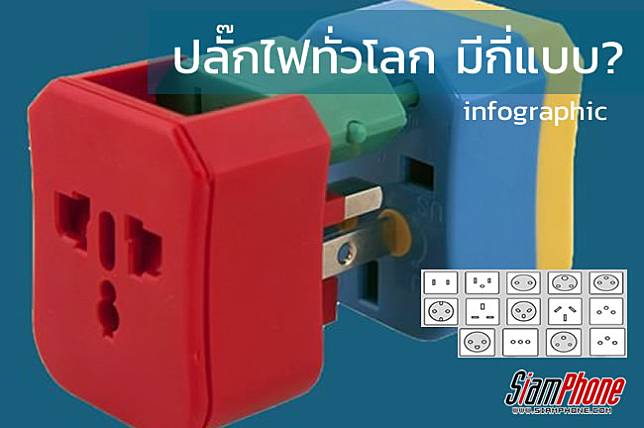 ปลั๊กไฟทั่วโลก มีแบบไหนบ้าง? [Infographic]