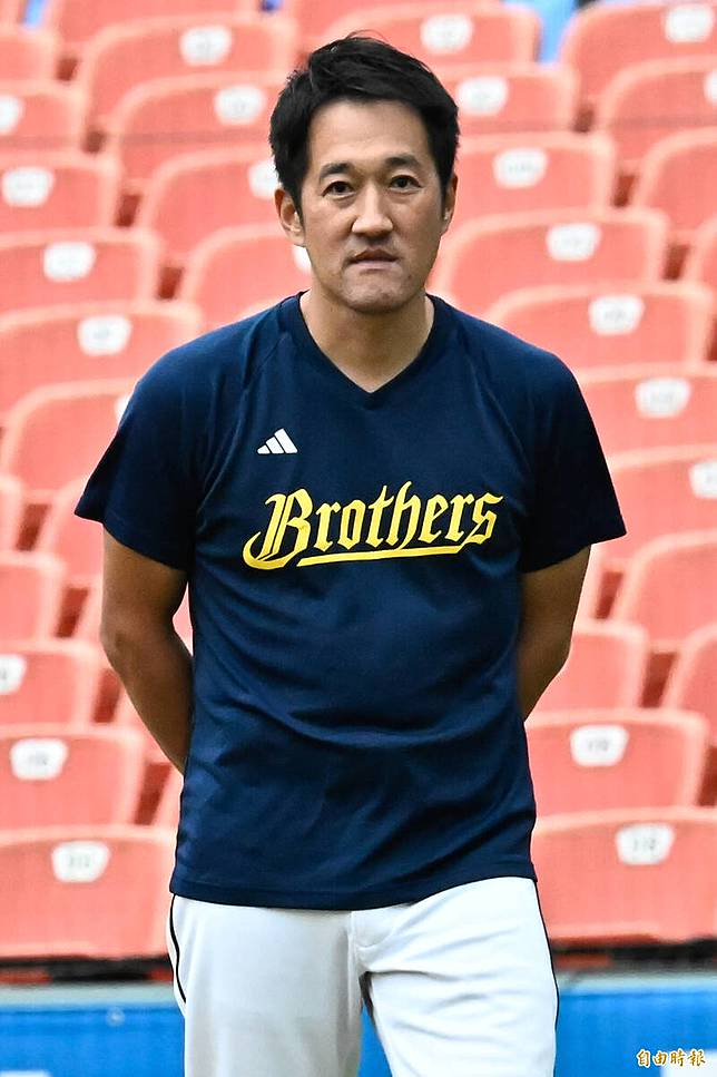 中信兄弟總教練平野惠一。(記者陳志曲攝)