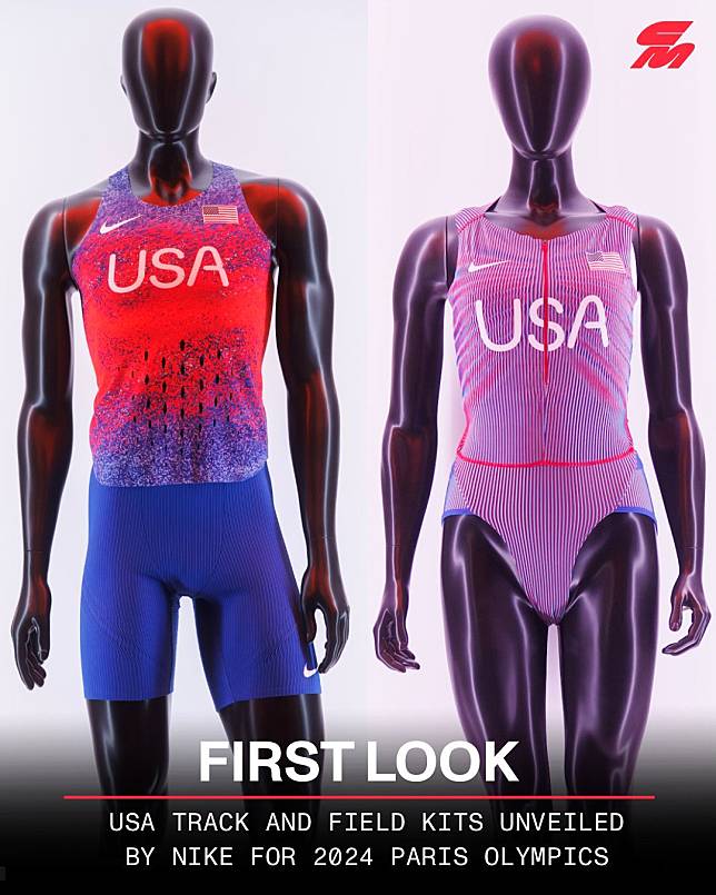 NIKE上週在奧運裝備發布活動公布一款連身衣，引起多名女運動員的批評。（取自Sports Business Journal X）