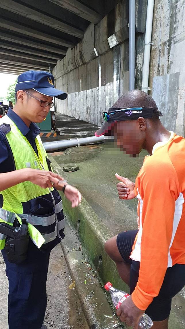 國道馬拉松 非籍學生國道練跑被開罰