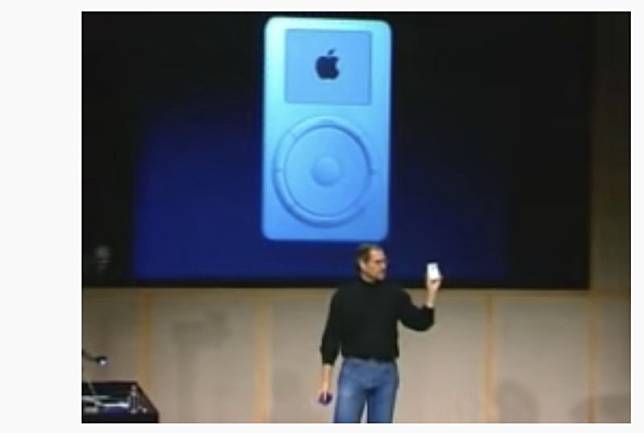 第一代 iPod。(圖/翻攝網路)