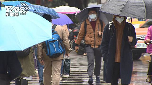 部分地區有雨。（示意圖／TVBS資料畫面）