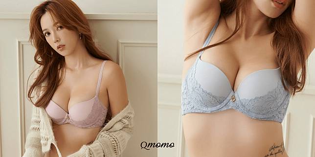 Qmomo【啵啵莉娜】集中托高美型內衣。圖：Qmomo品牌提供