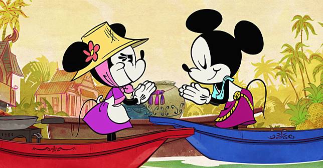 Disney ทำการ์ตูน 'Mickey Mouse' เกี่ยวกับตลาดน้ำเมืองไทย