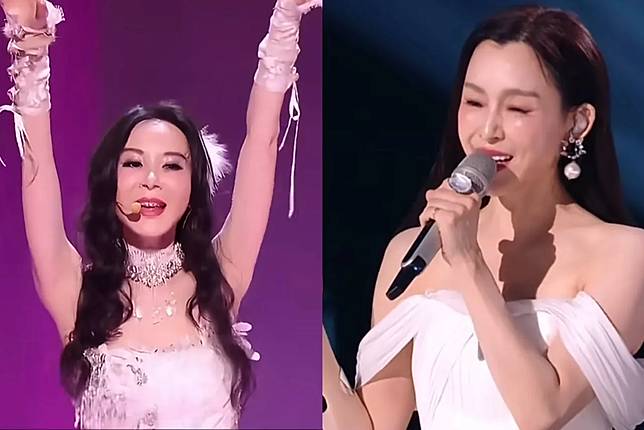 蕭薔團三公表現險勝范瑋琪所在的「孫怡團」，被質疑有黑幕。翻攝自微博