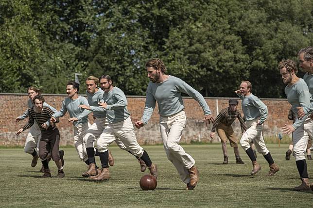 An image from The English Game, a six-part Netflix series charting the early days of football. Photo: Netflix via AP