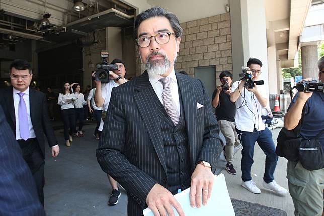 Edwin Choy at the High Court on June 18, 2018, where he was defending independence activist Edward Leung. Photo: Winson Wong