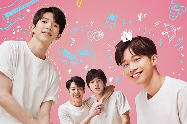 台製BL劇《About Youth》前導海報曝光，洋溢著男孩們青春活潑與甜蜜愛戀的氣息。（大慕可可、bilibili提供）