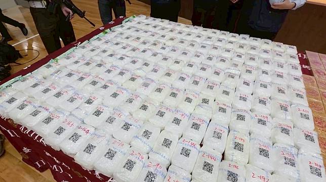 毒品包裝上印有QR Code