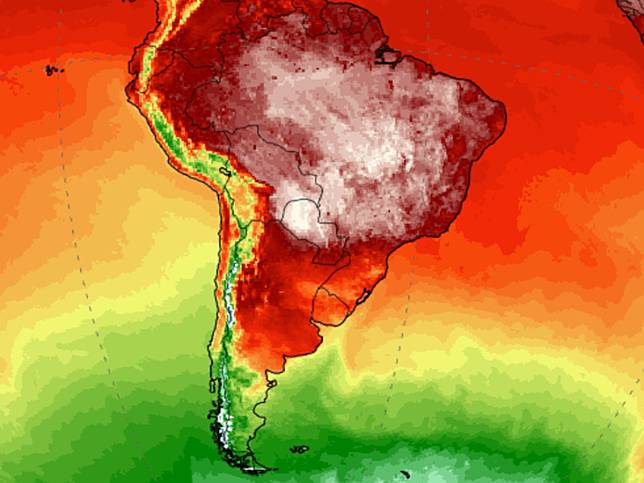 熱浪來襲，巴西里約熱內盧近日的體感溫度達到攝氏62.3度。
