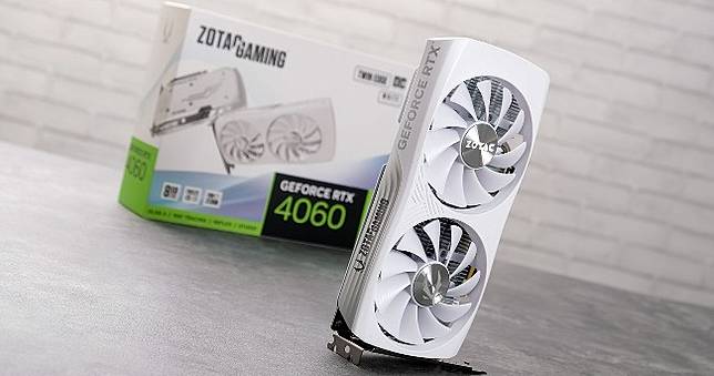 ZOTAC GAMING GeForce RTX 4060 8GB Twin Edge OC White Edition - 萬元就能享受DLSS3優質光追效能