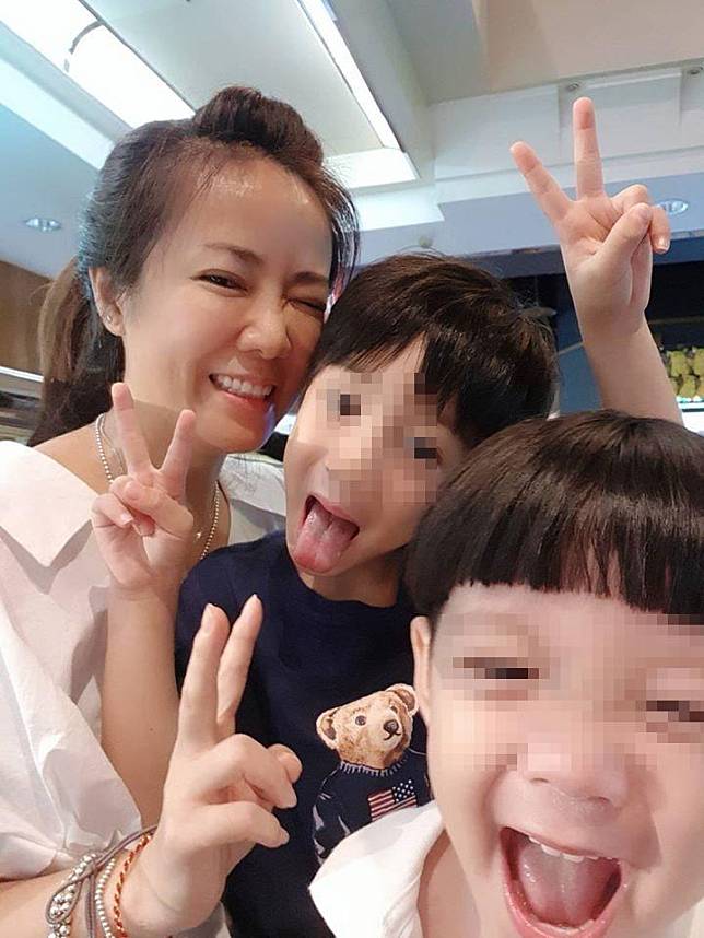 陳仙梅結婚5年，育有5歲、3歲兒子Ryder和Mason。（翻攝自陳仙梅臉書）