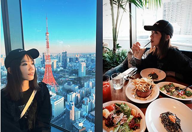 Lulu到東京旅遊曬照，長髮新造型驚豔網友。（翻攝自Lulu IG)