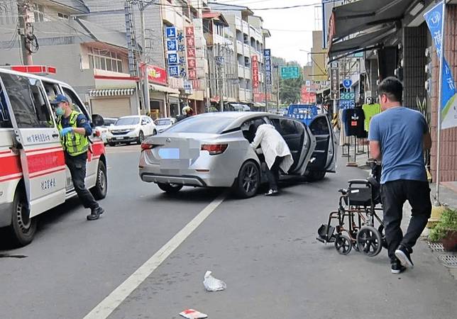 嘉義梅山2月28日發生車禍釀1死1傷。（翻攝畫面）