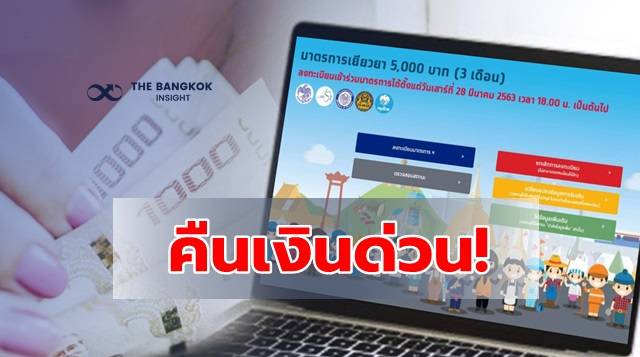 เราไม่ทิ้งกัน จี้ ‘คนสละสิทธิ์’ เร่งคืนเงินเยียวยา 5,000 บาทด่วน!