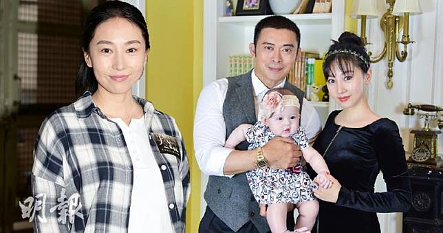 賈曉晨透露8個月大的女兒跟老公樊少皇非常相似。（劉永銳攝 / 資料圖片 / 明報製圖）