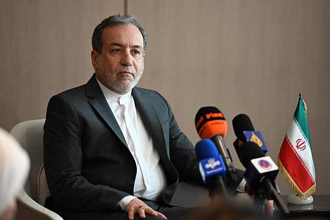 Iranian Foreign Minister Seyed Abbas Araghchi speaks at a press conference in Kuwait City, Kuwait, on Oct. 22, 2024. (Photo by Asad/Xinhua)