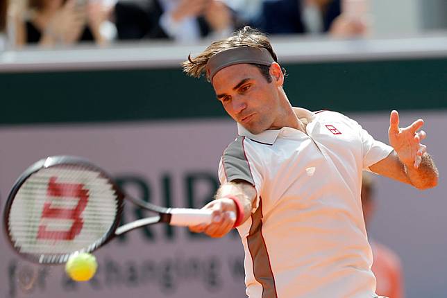 Roger Federer在生涯第400場大滿貫賽出賽中獲勝。（達志影像）