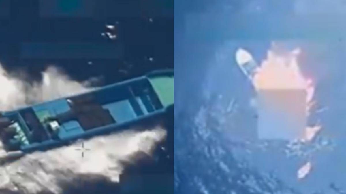 川普海上掃毒首次掃到太平洋！美軍擊沉疑似運毒船2人喪命| TVBS | LINE TODAY