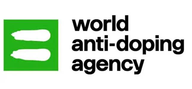 The logo of the World Anti-Doping Agency (WADA).