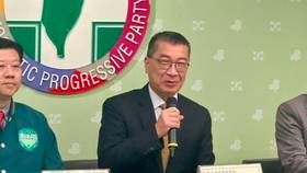 民進黨今舉行「和平繁榮．民主永續 2026 新生代國家戰略人才培力營」招生宣傳記者會，秘書長徐國勇出席。楊亞璇攝