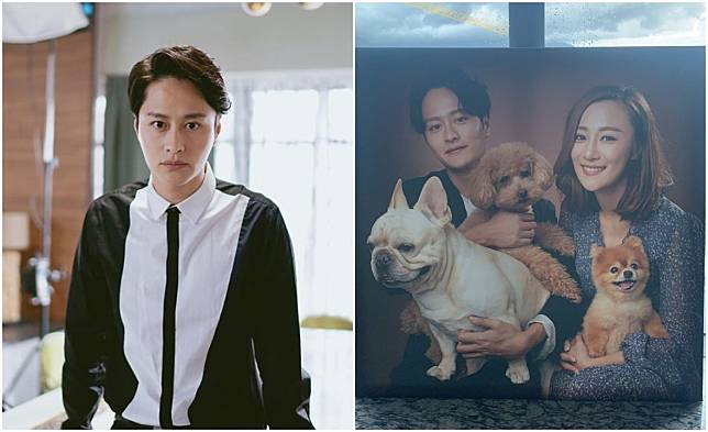 謝東閔在IG動態po他和朱智賢「一家五口」的照片。