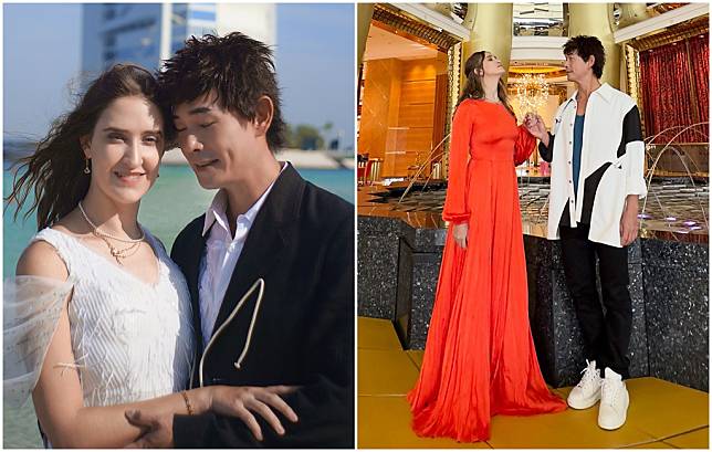 黃品源昨在北京舉辦婚宴，迎娶俄羅斯美女鋼琴家艾琳。（圖／微博@黃品源）