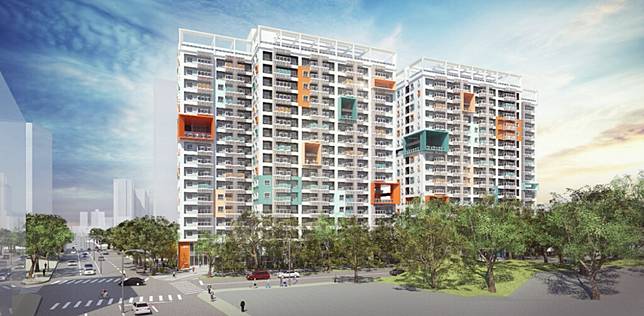 文山區興隆社會住宅A區。圖／台北市府安心樂租網提供
