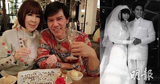 林嘉華與太太劉寶珍慶祝結婚34周年。(林嘉華微博圖片／資料圖片)