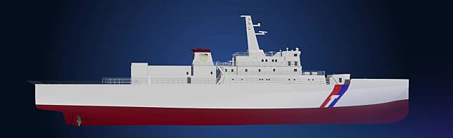 台船公司獲得海洋委員會海巡署艦隊分署「高緯度遠洋巡護船6艘設計建造統包案」。（台船公司提供）