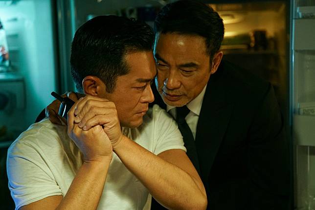 Hong Kong stars Louis Koo (left) and Simon Yam from Chasing the Dragon II: Wild Wild Bunch, one of the local films that will not feature at this year’s Golden Horse Awards. Photo: Handout