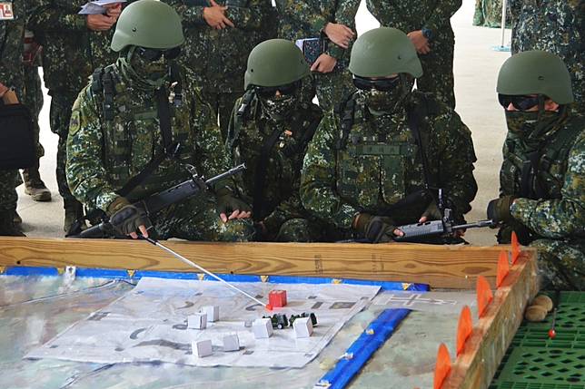 台北政經學院基金會於本月10、11日辦理「台海防衛兵推」，因應中共對台用武，找出台灣國防問題，提供政府參考。示意圖。（資料照片／陸軍提供）
