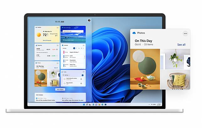 微軟新一代作業系統Windows 11，正式版預計今年秋季釋出。(圖／翻攝微軟官網)